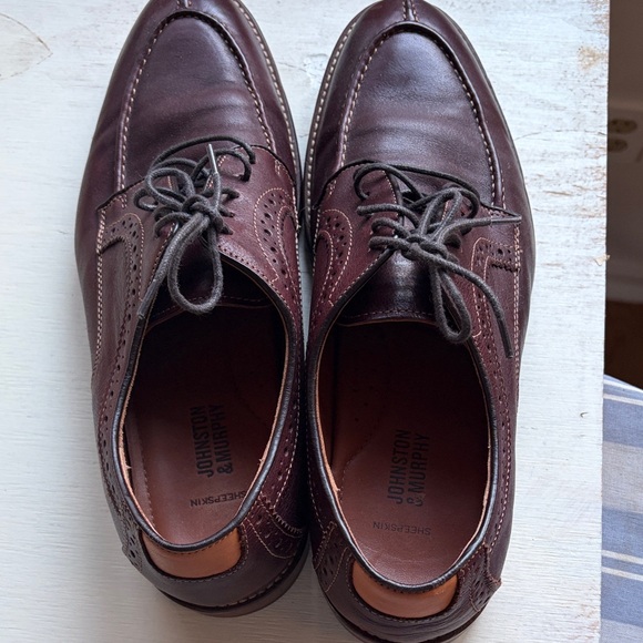 Johnston & Murphy Dark Brown Leather Oxfords - Picture 5 of 7